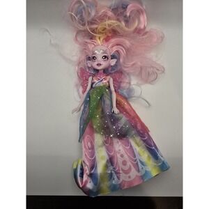 Magic Mixies Pixie Supremes Aria Rainbow Dress 10" Pink Doll Only No Mirror Case